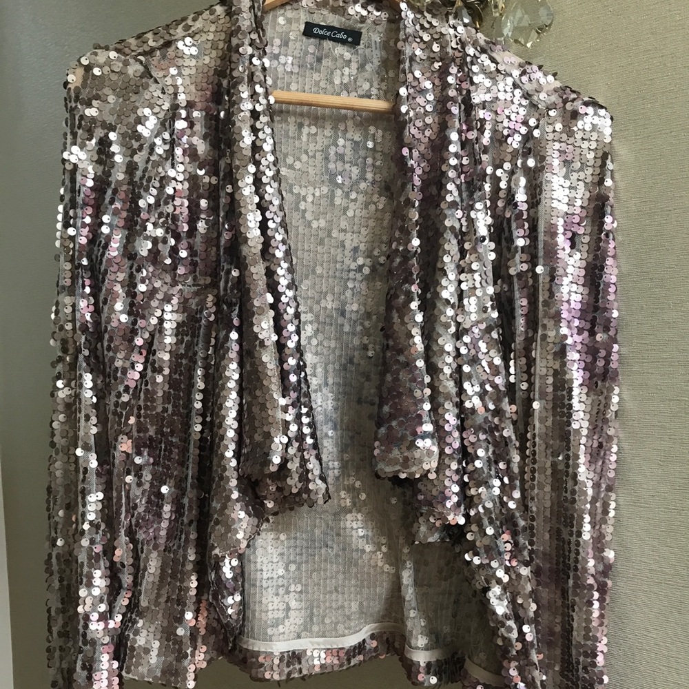 Beautiful sequin detailed blazer. Never worn
